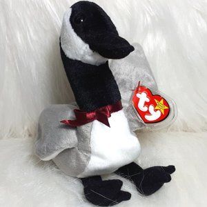 "Ty Beanie Baby" Loosy the Canada Goose 1998. Rare. NWT